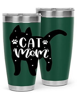 Cat Mom Style 86#- cat- Tumbler