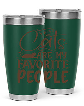 Cats Are My Favorite People Style 7#- cat- Tumbler