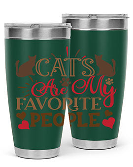 Cats Are My Favorite People Style 8#- cat- Tumbler