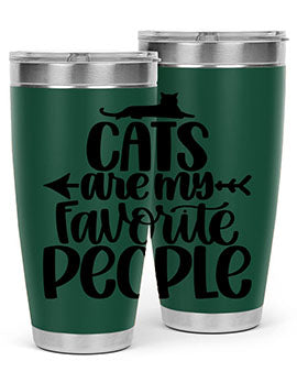 Cats Are My Favorite People Style 90#- cat- Tumbler