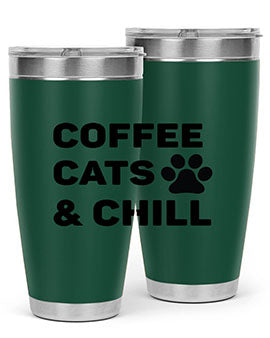Coffee Cat Style 41#- cat- Tumbler