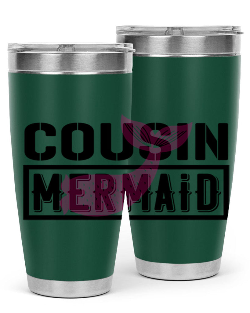 Cousin mermaid 87#- mermaid- Tumbler