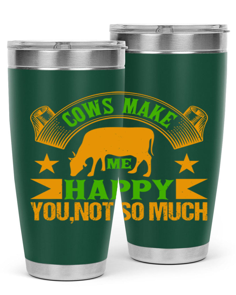 Cows make me happy 36#- farming and gardening- Tumbler