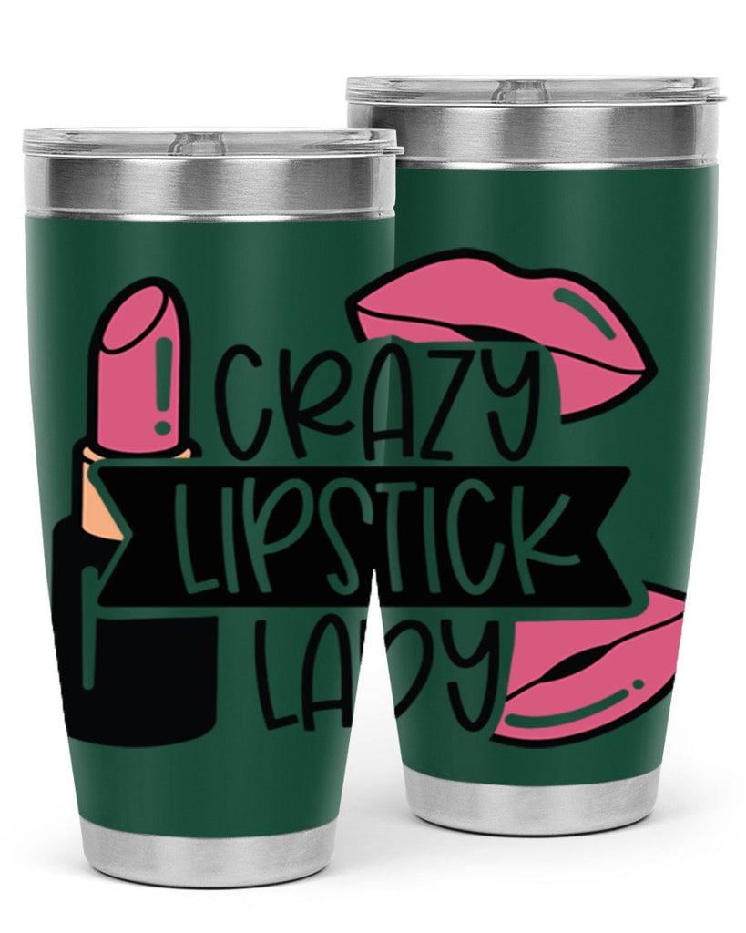 Crazy Lipstick Lady Style 108#- make up- Tumbler