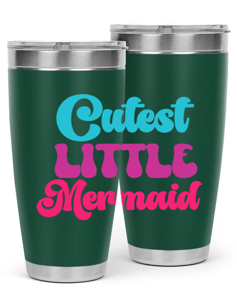 Cutest Little Mermaid 90#- mermaid- Tumbler