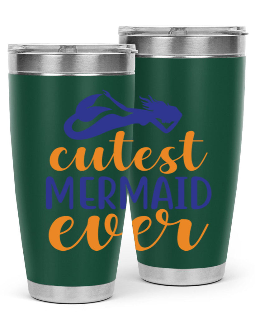 Cutest Mermaid Ever 91#- mermaid- Tumbler