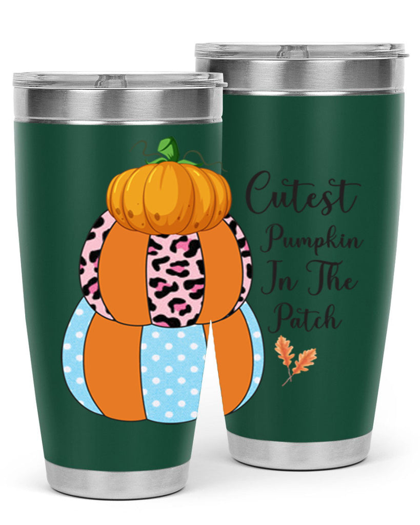 Cutest Pumpkin in the Patch 64#- fall- Tumbler
