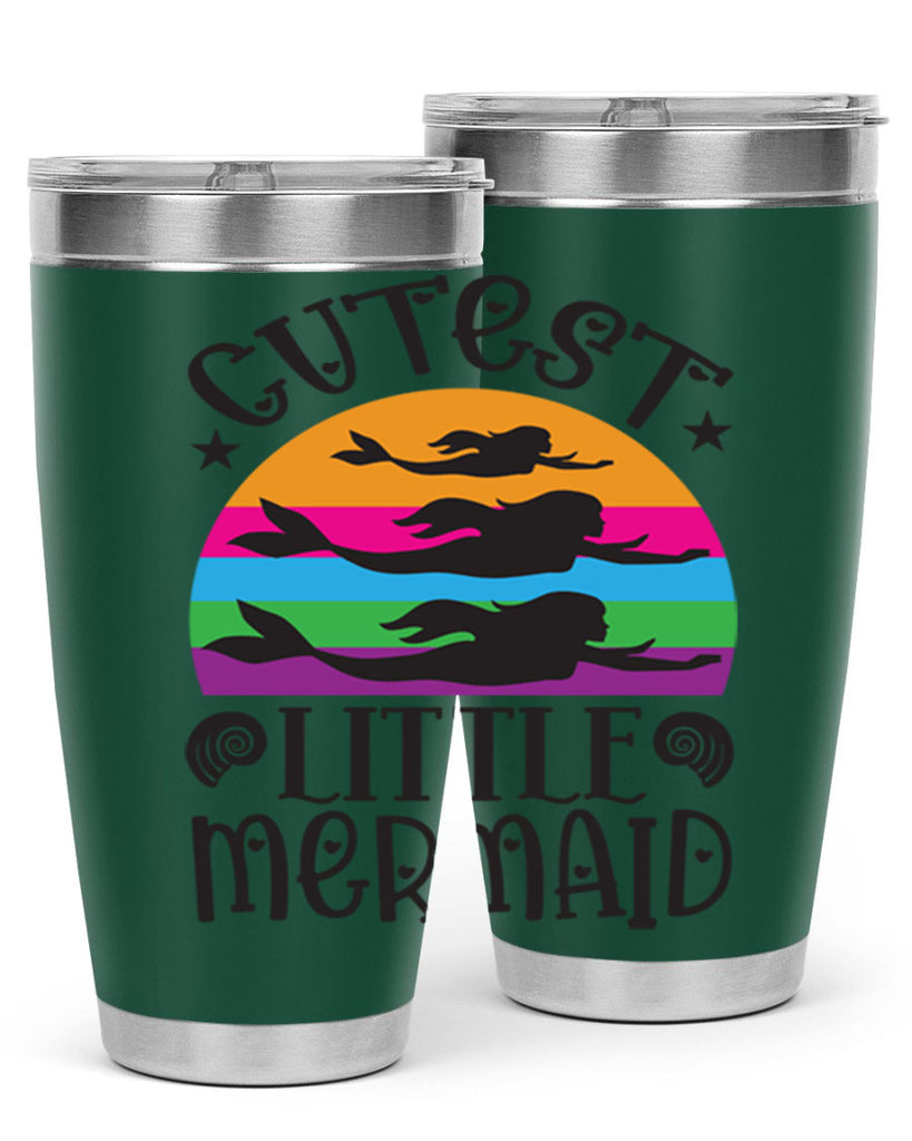 Cutest little mermaid 96#- mermaid- Tumbler