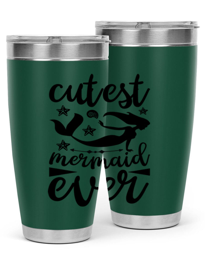 Cutest mermaid ever design 103#- mermaid- Tumbler