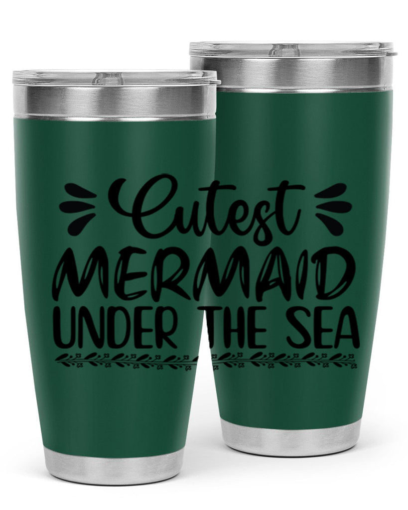Cutest mermaid under the sea 105#- mermaid- Tumbler