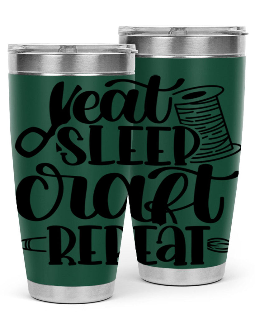 Eat Sleep Craft Repeat 29#- crafting- Tumbler