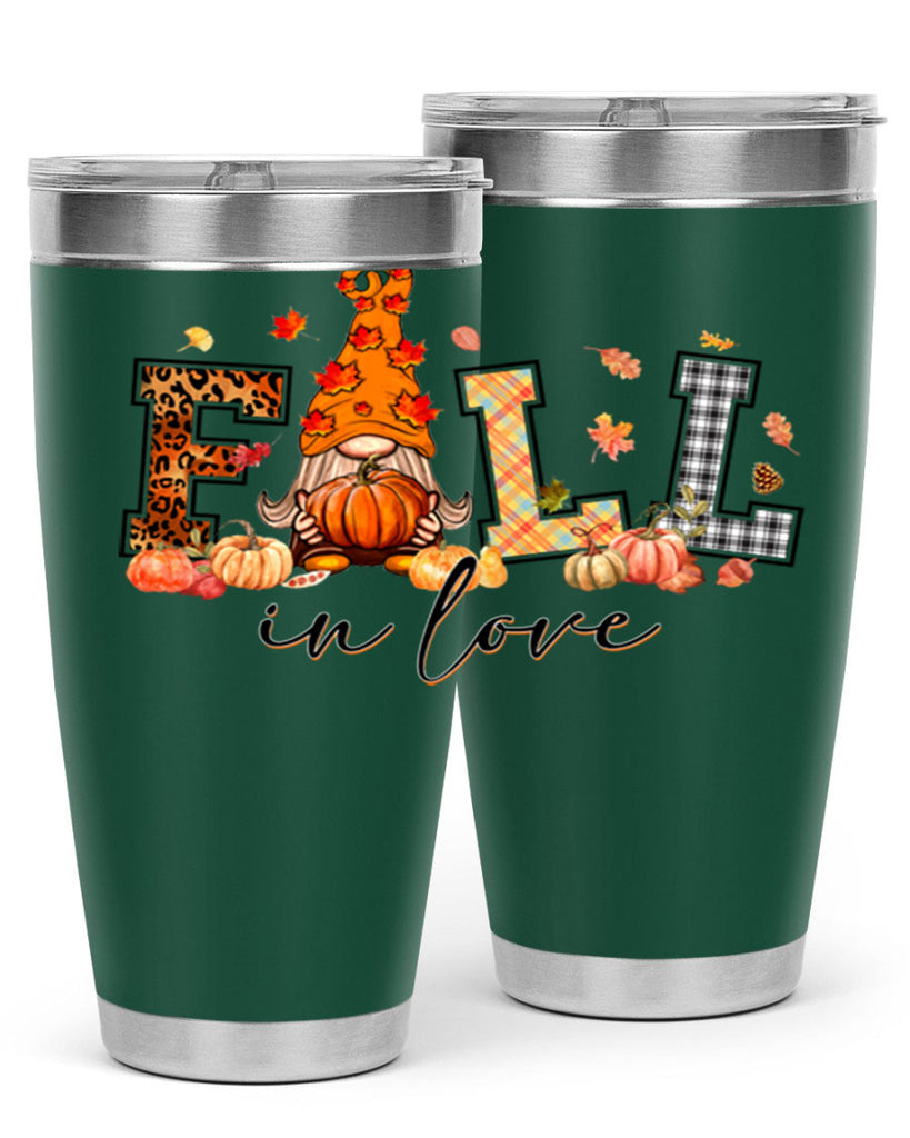 FALLinloveFallGnome 151#- fall- Tumbler