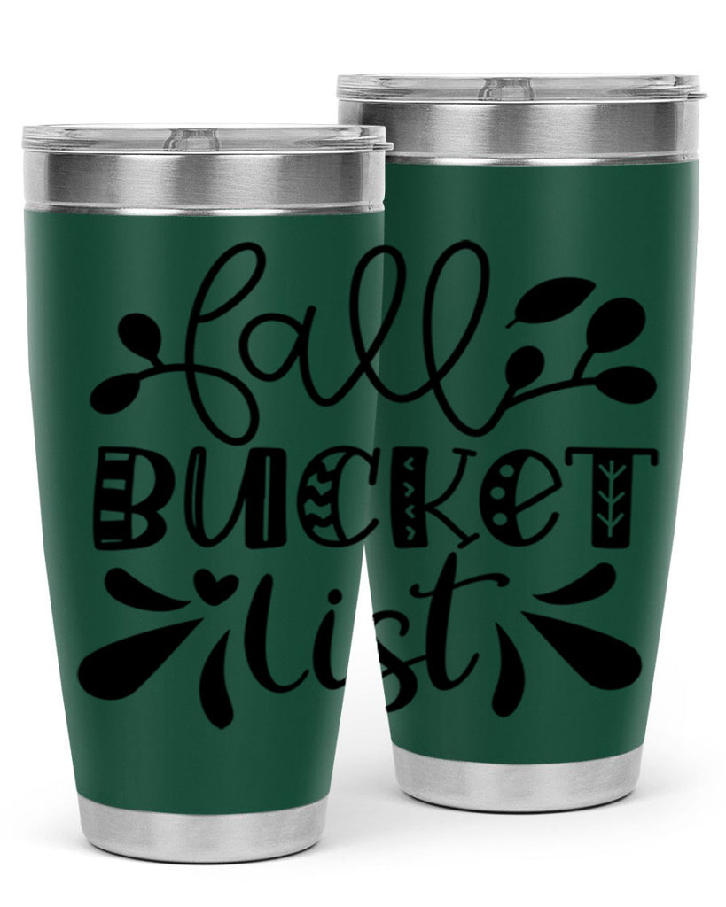 Fall Bucket List 94#- fall- Tumbler