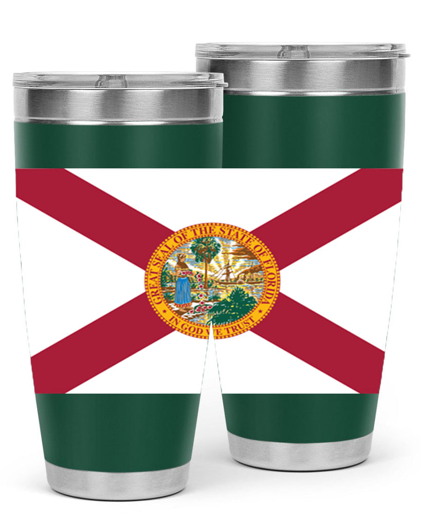 Florida 43#- Us Flags- Tumbler