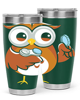 Funny Owl Contact Lens Case A TurtleRabbit 6#- owl- Tumblers