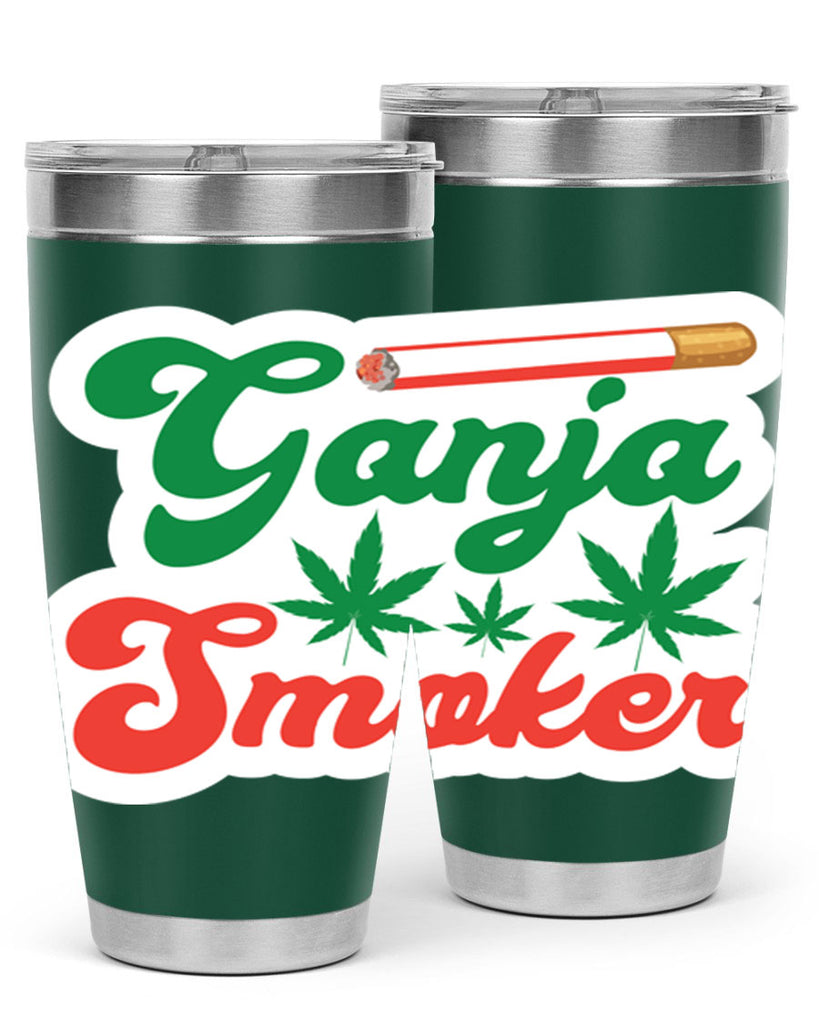 Ganja Smoker 90#- marijuana- Tumbler