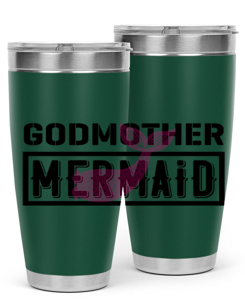 Godmother mermaid 196#- mermaid- Tumbler