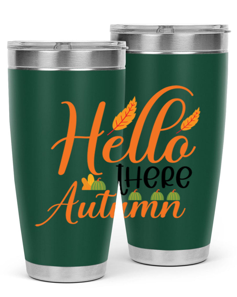 Hello There Autumn 297#- fall- Tumbler