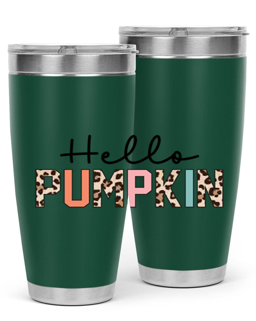 Hello pumpkin 289#- fall- Tumbler