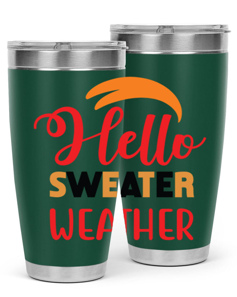 HelloSweaterWeather 301#- fall- Tumbler