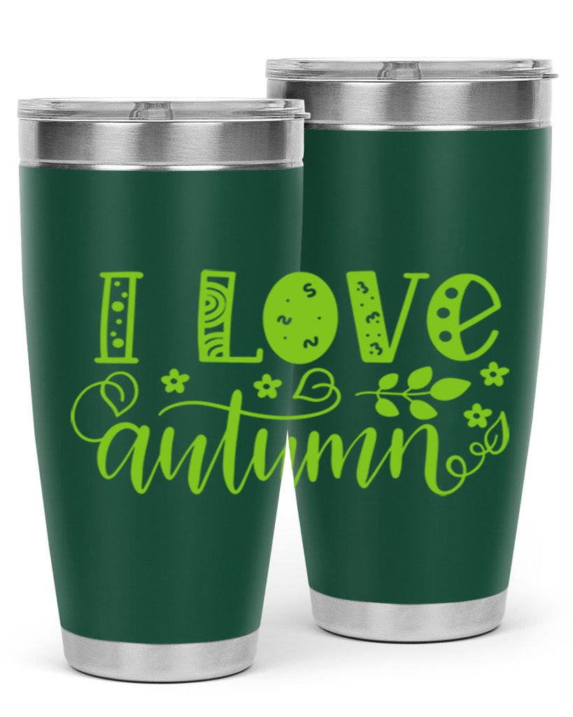 I Love Autumn 325#- fall- Tumbler