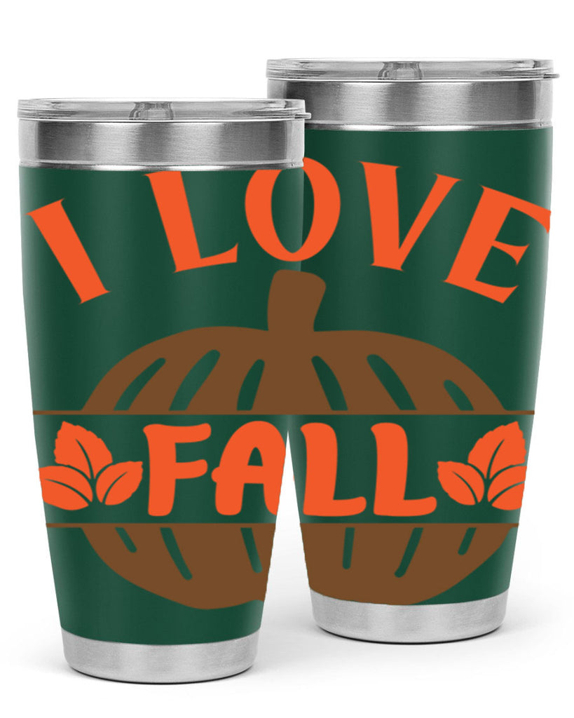 I Love Fall 337#- fall- Tumbler