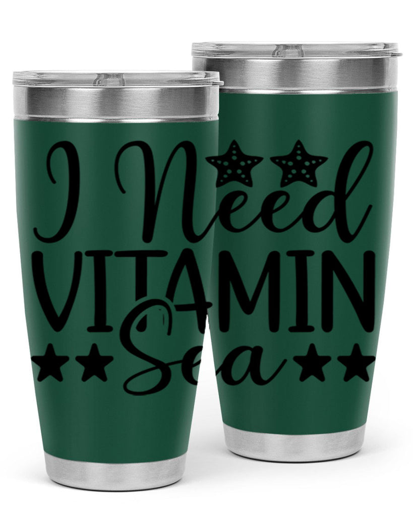 I Need Vitamin Sea 232#- mermaid- Tumbler