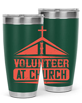 I Volunteer At Church Style 47#- volunteer- Tumbler