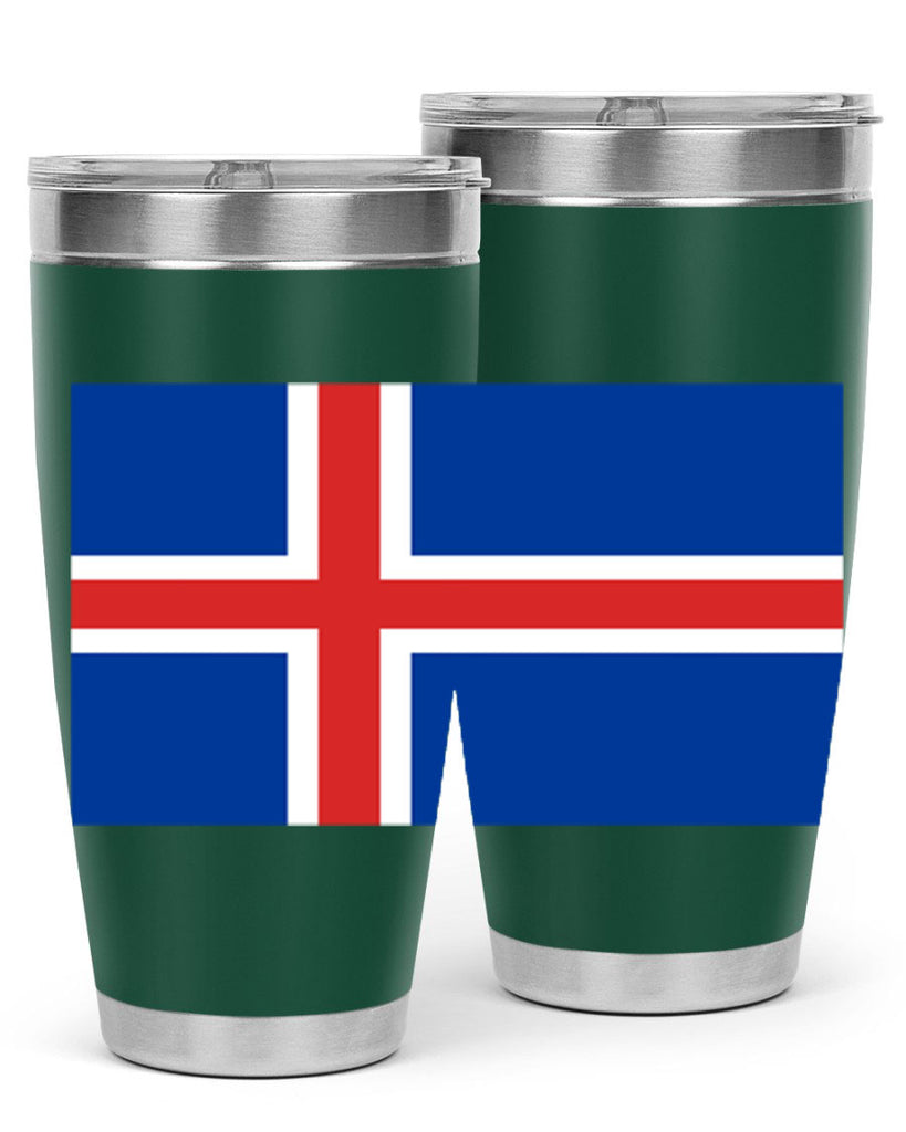 Iceland 122#- world flags- Tumbler