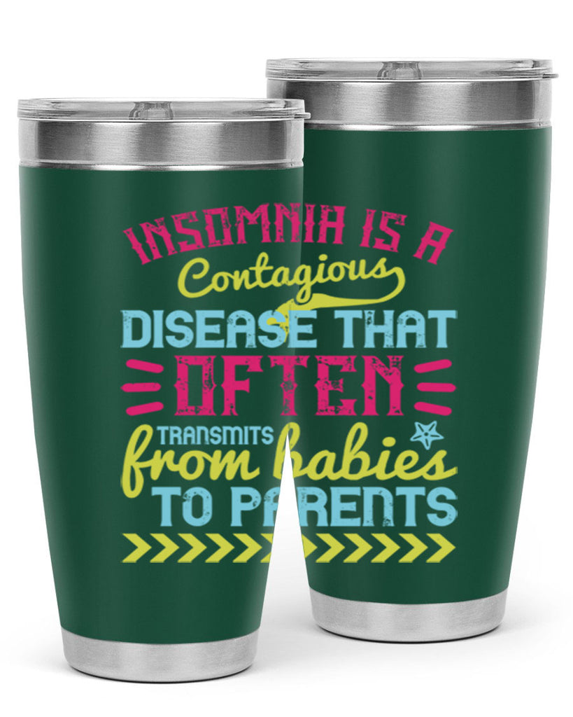 Insomnia is a contagious disease that often transmits from babies to parents Style 115#- baby- tumbler