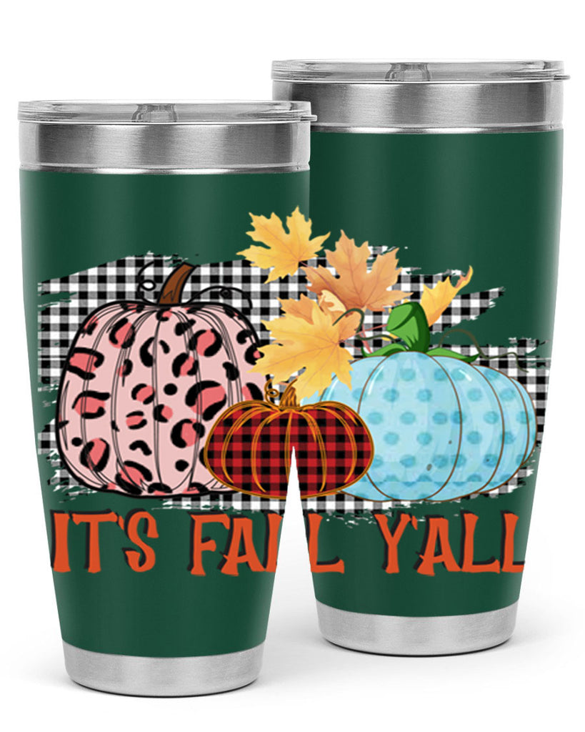 Its Fall Yall Design 371#- fall- Tumbler