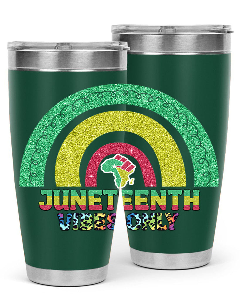 Juneteenth Vibes Only 5#- Juneteenth- tumbler