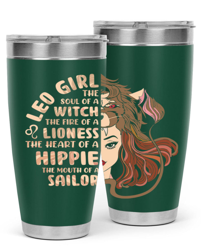 Leo girl 289#- zodiac- Tumbler