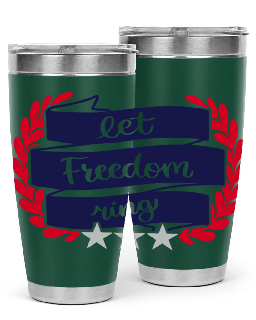 Let Freedom Ring Style 159#- Fourt Of July- Tumbler