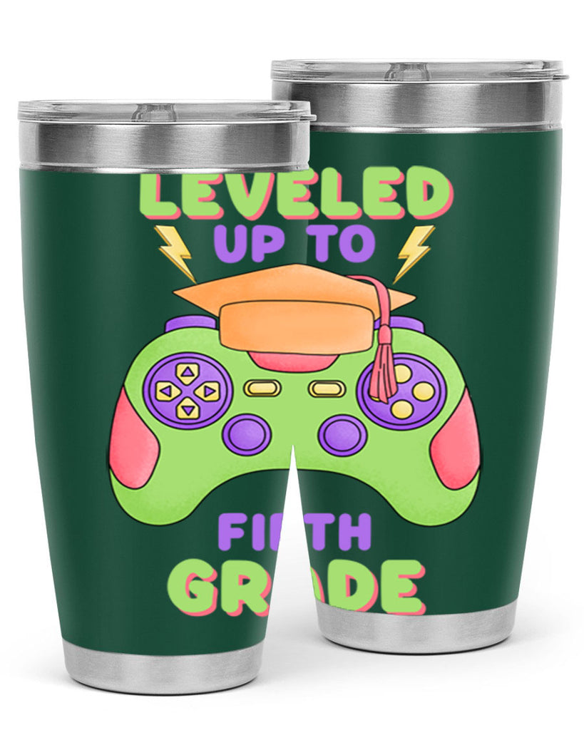 Leveled up to 5th Grade 17#- 5th grade- Tumbler