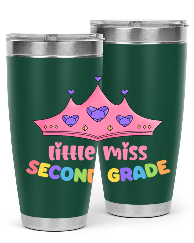 Little Miss 2nd Grade 16#- second grade- Tumbler