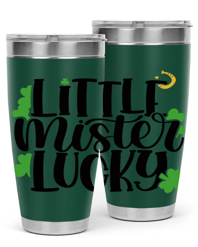 Little Mister Lucky Style 67#- St Patricks Day- Tumbler