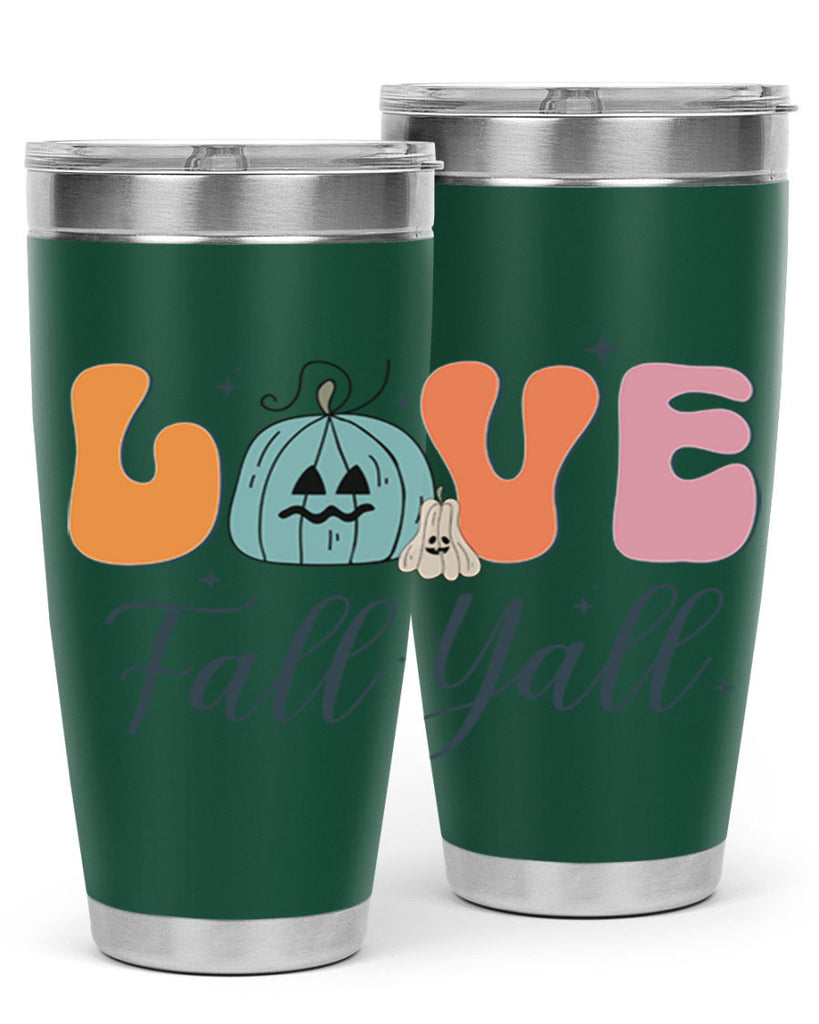 Love Fall Yall 413#- fall- Tumbler
