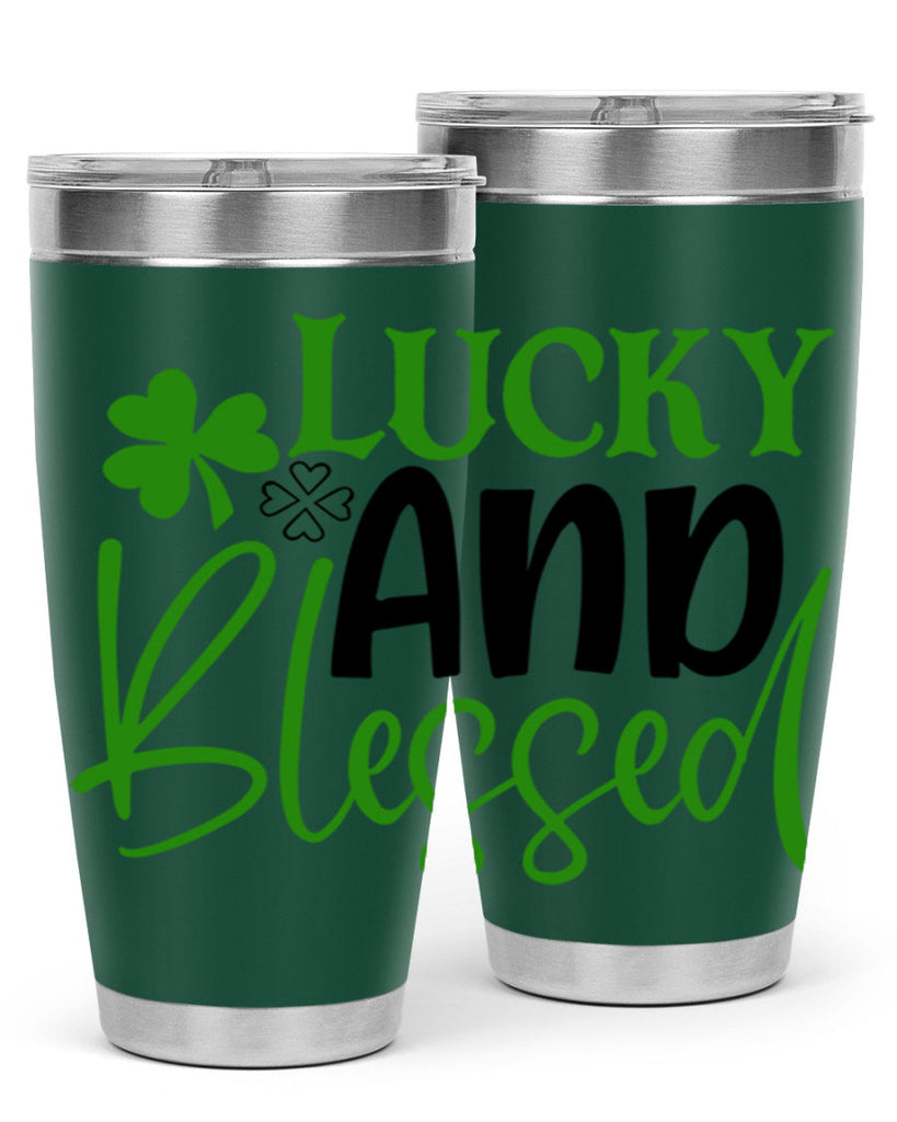 Lucky And Blessed Style 151#- St Patricks Day- Tumbler