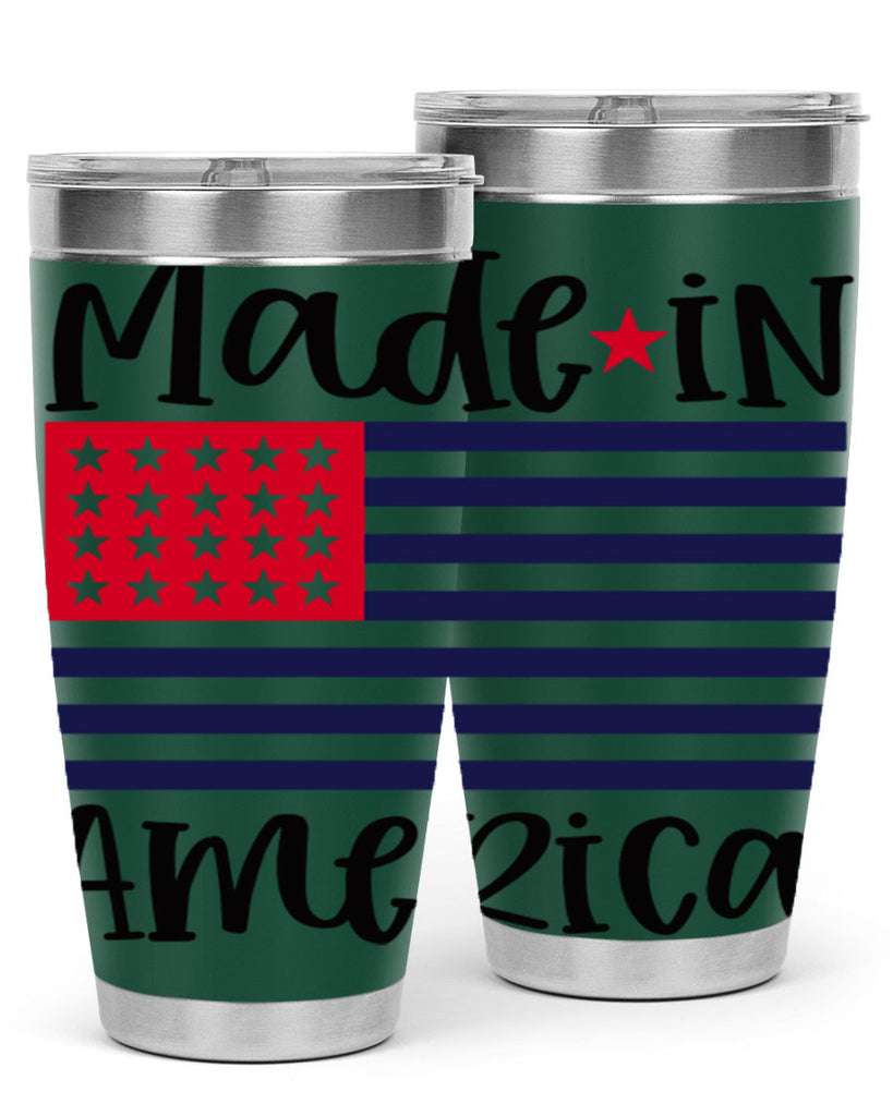 Made in America Style 164#- Fourt Of July- Tumbler