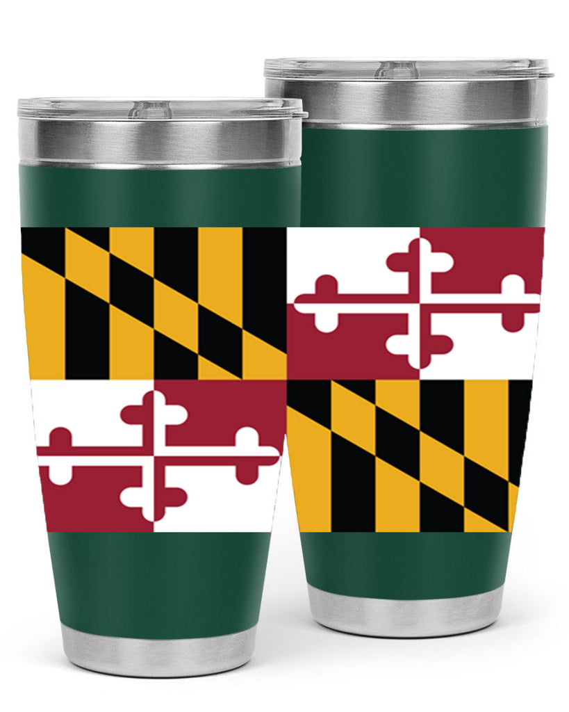 Maryland 32#- Us Flags- Tumbler