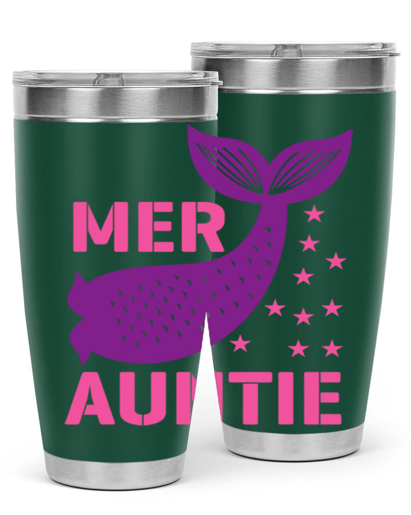 Mer Auntie 320#- mermaid- Tumbler