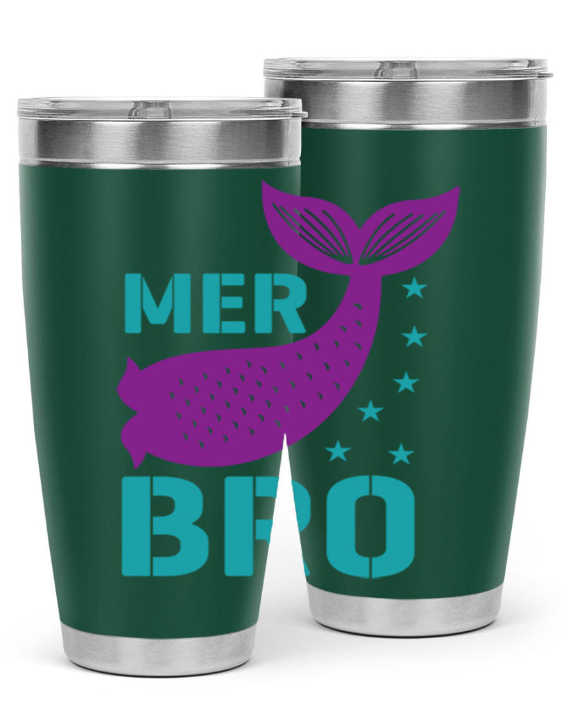 Mer Bro 322#- mermaid- Tumbler