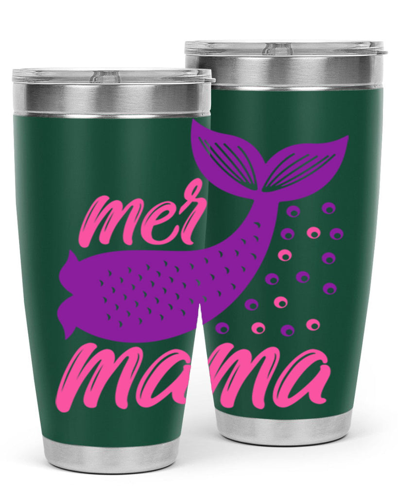 Mer Mama 335#- mermaid- Tumbler