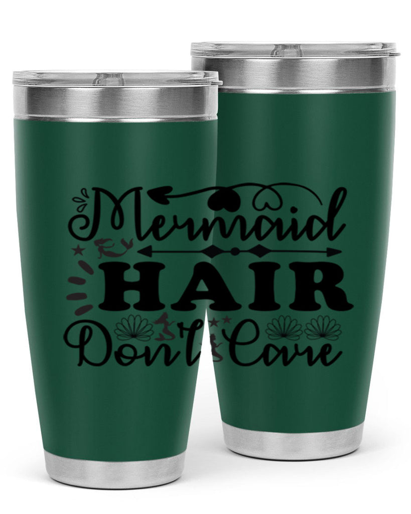 Mermaid Hair Dont Care 413#- mermaid- Tumbler