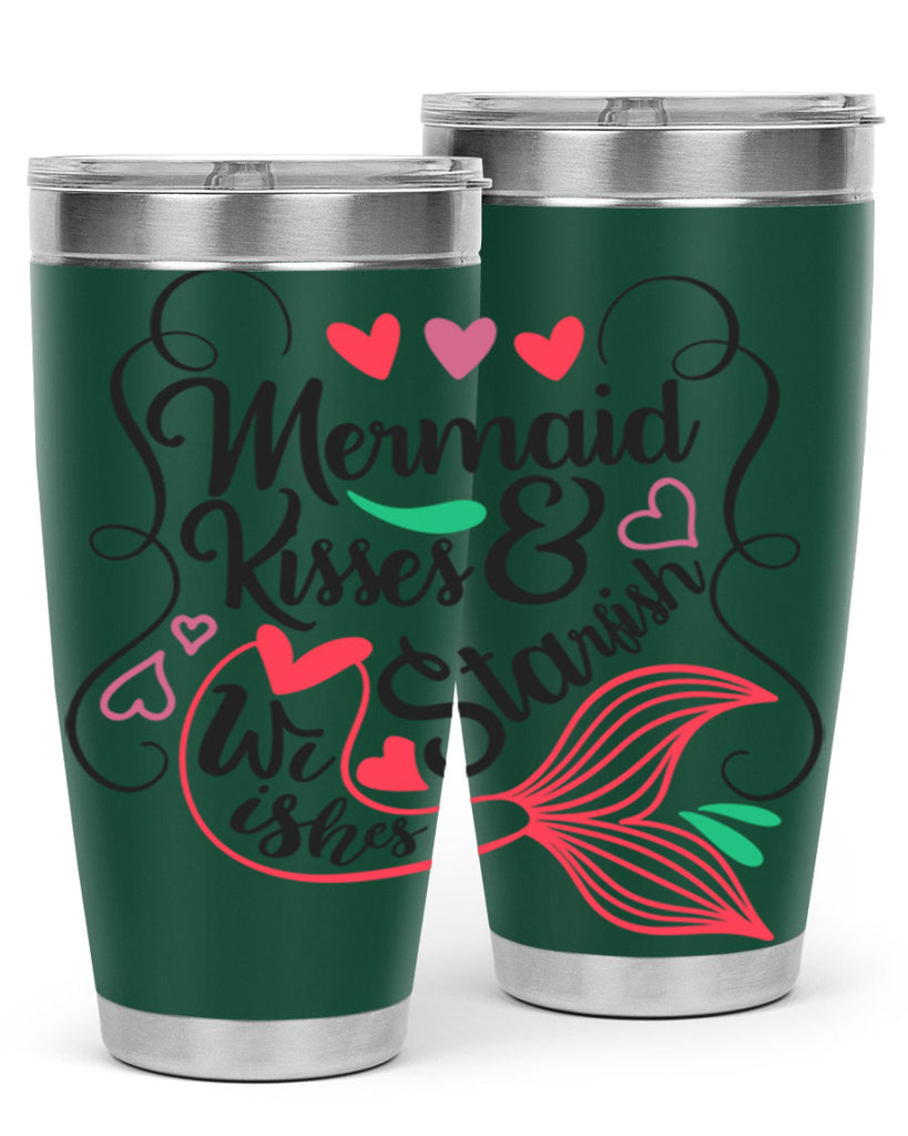 Mermaid Kisses Starfish Wishes 368#- mermaid- Tumbler