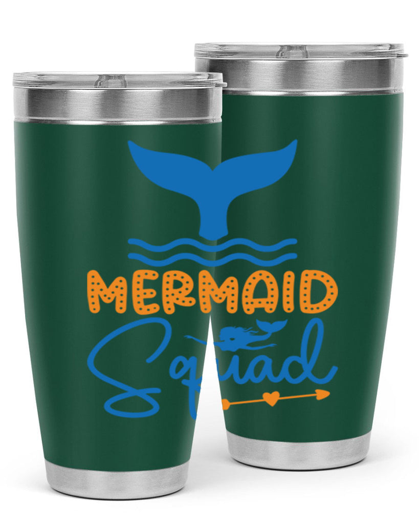 Mermaid Squad 378#- mermaid- Tumbler