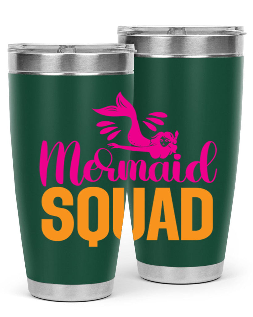 Mermaid Squad 381#- mermaid- Tumbler