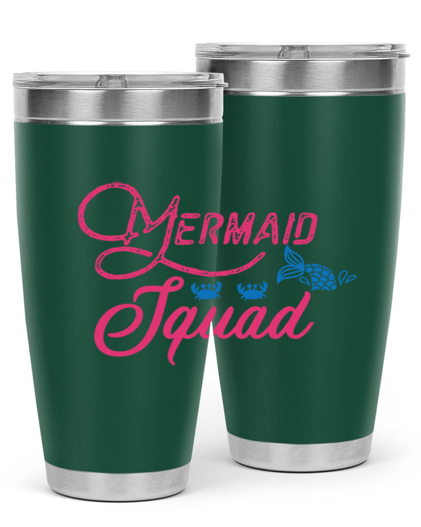 Mermaid Squad 383#- mermaid- Tumbler