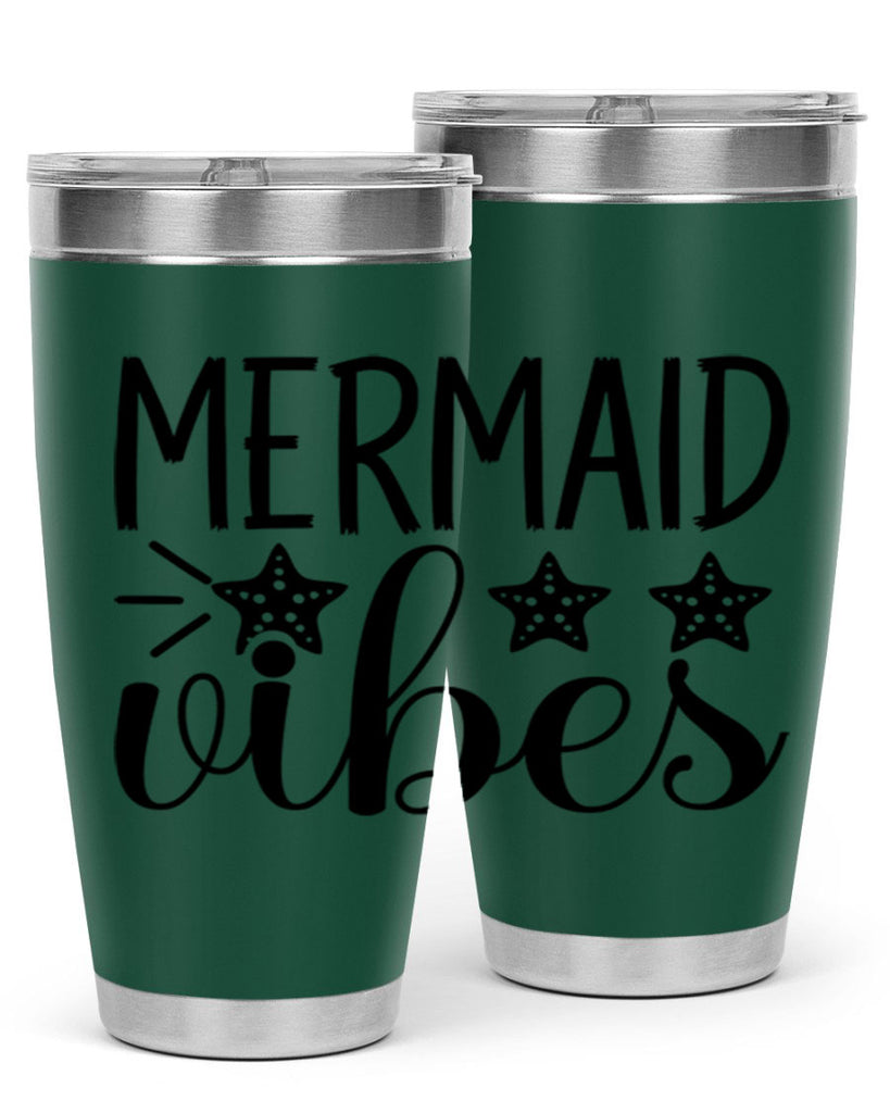 Mermaid Vibes 457#- mermaid- Tumbler